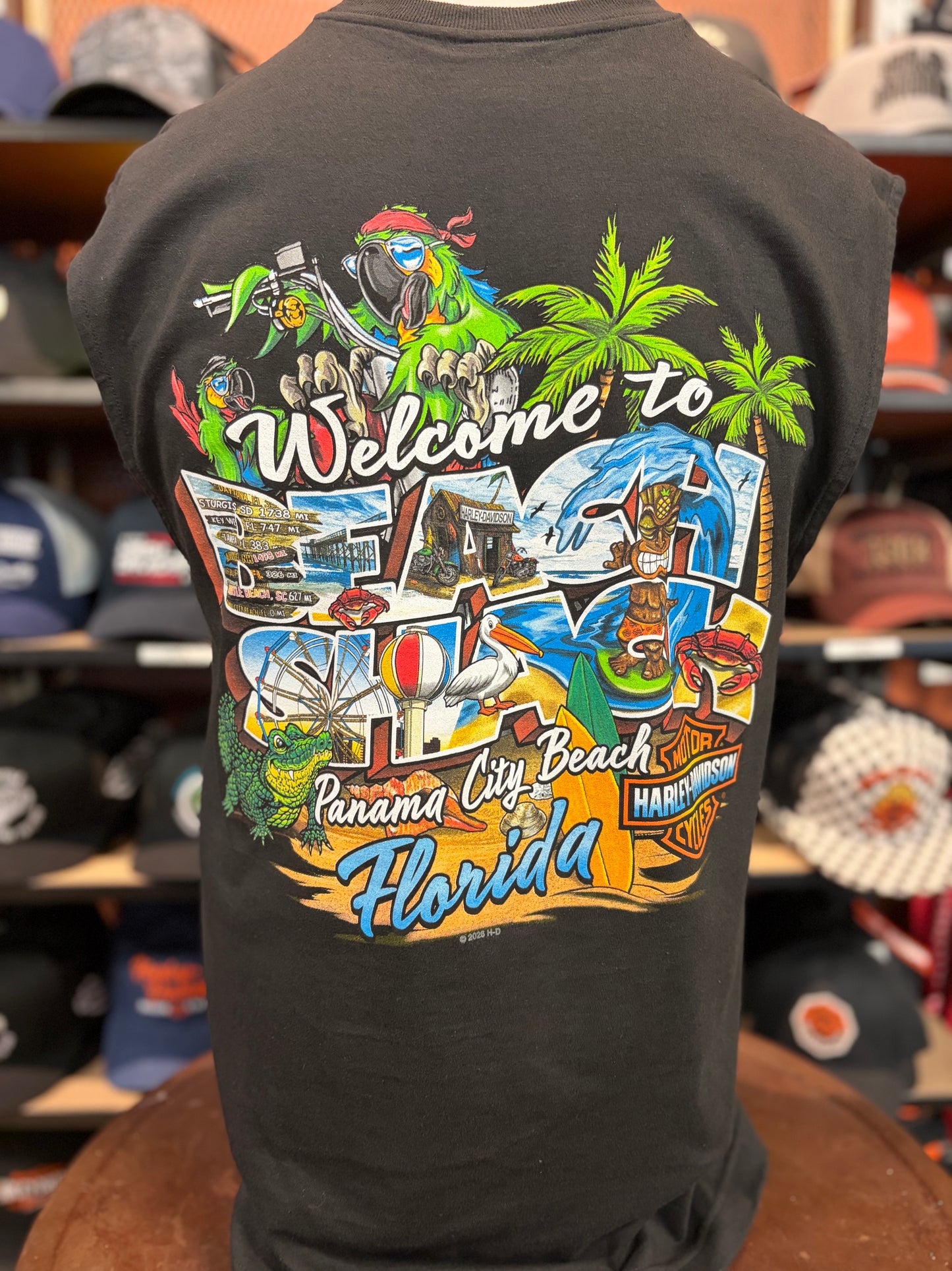 Beach Shack 10 Year Anniversary Black Sleeveless