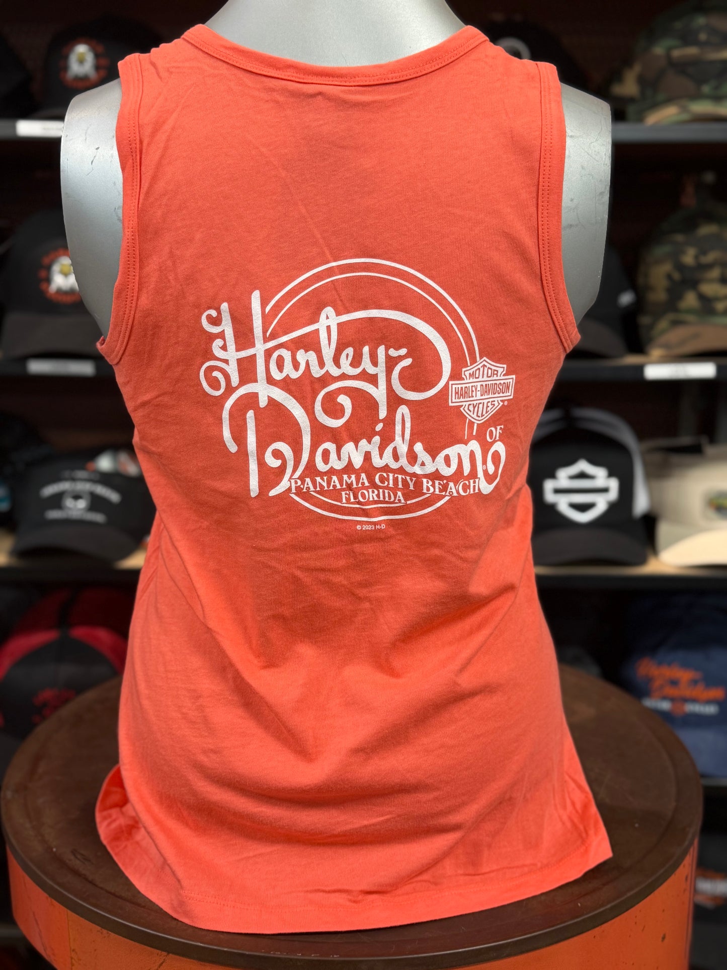 Dealer Women's Pin Stripe Wings Tank Top