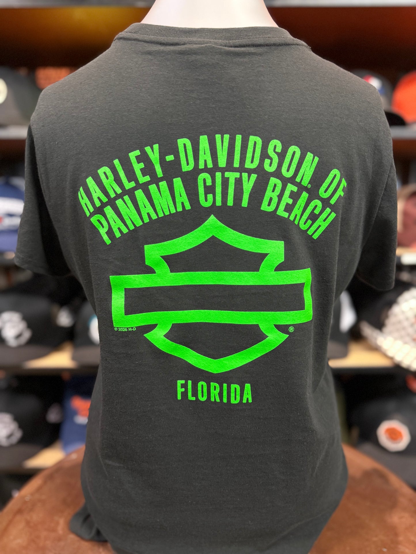 Dealer Women's Green Foil Short Sleeve