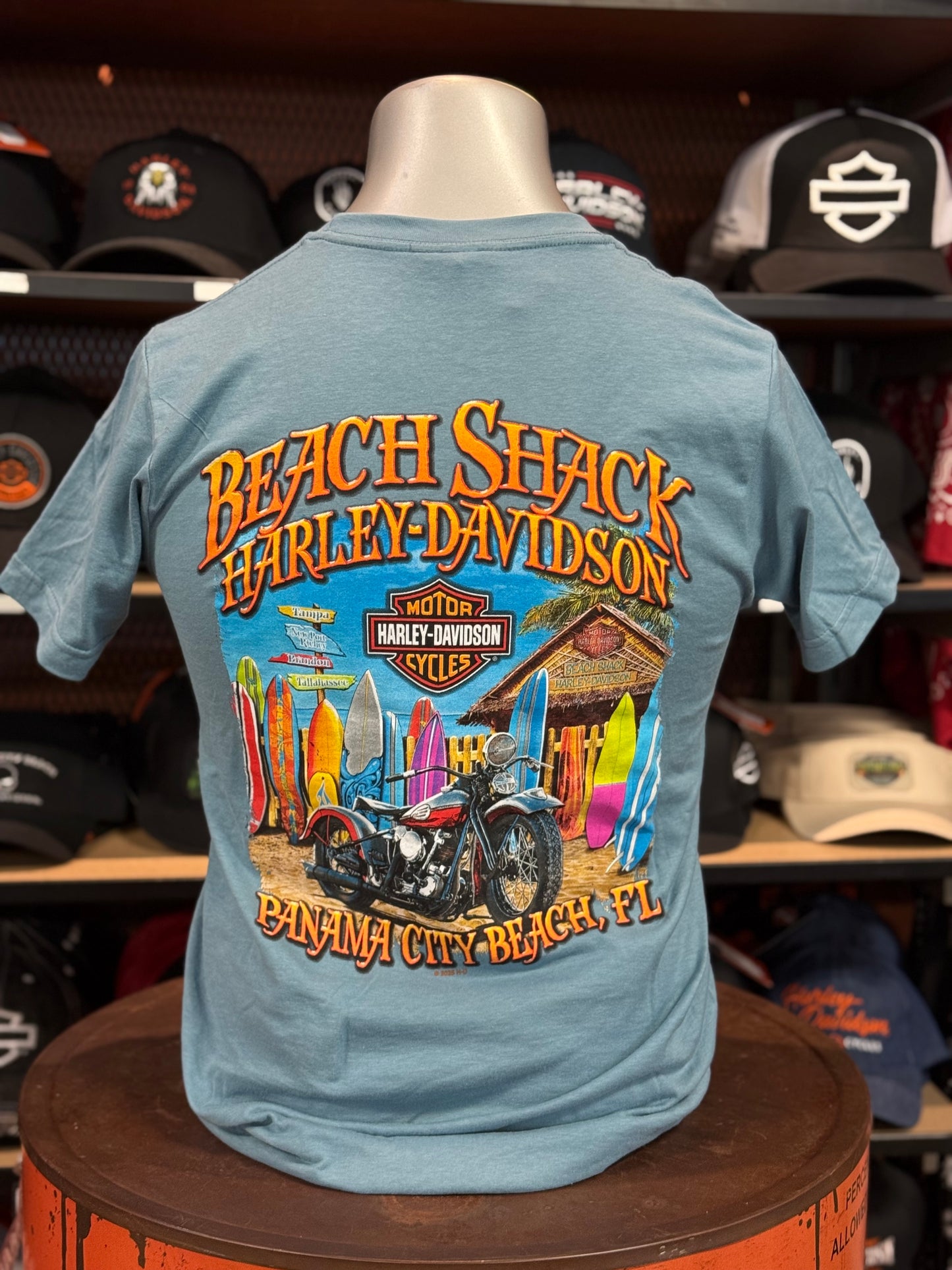 Beach Shack Short Sleeve Bike Boarder Tee