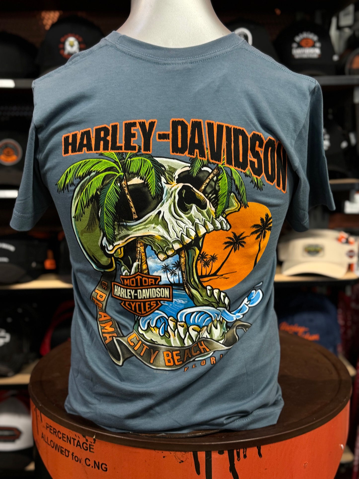 Dealer Wave Skull Men's Short Sleeve