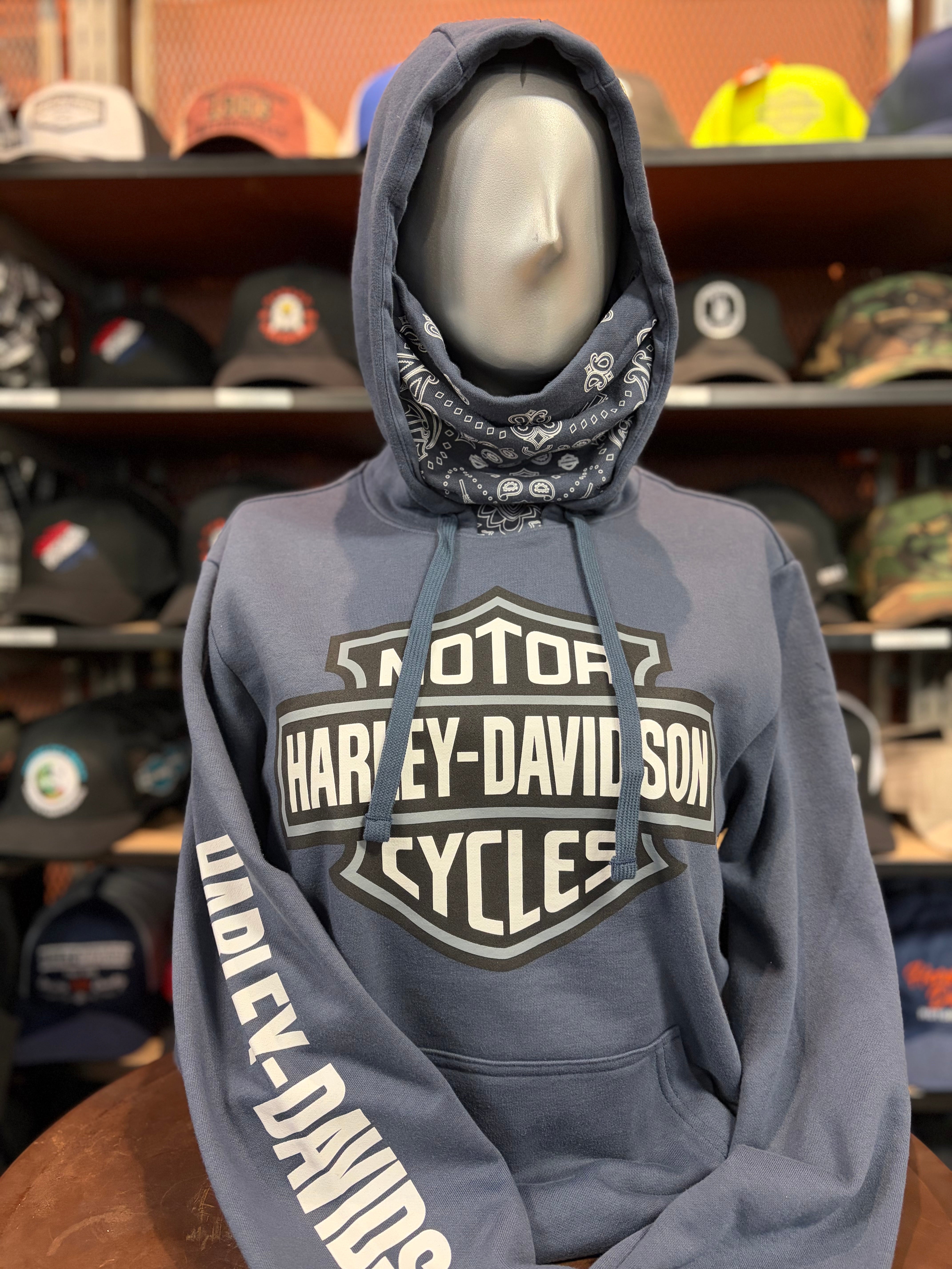 Dealer Bandana B&S Hooded Pull Over – Harley-Davidson of Panama