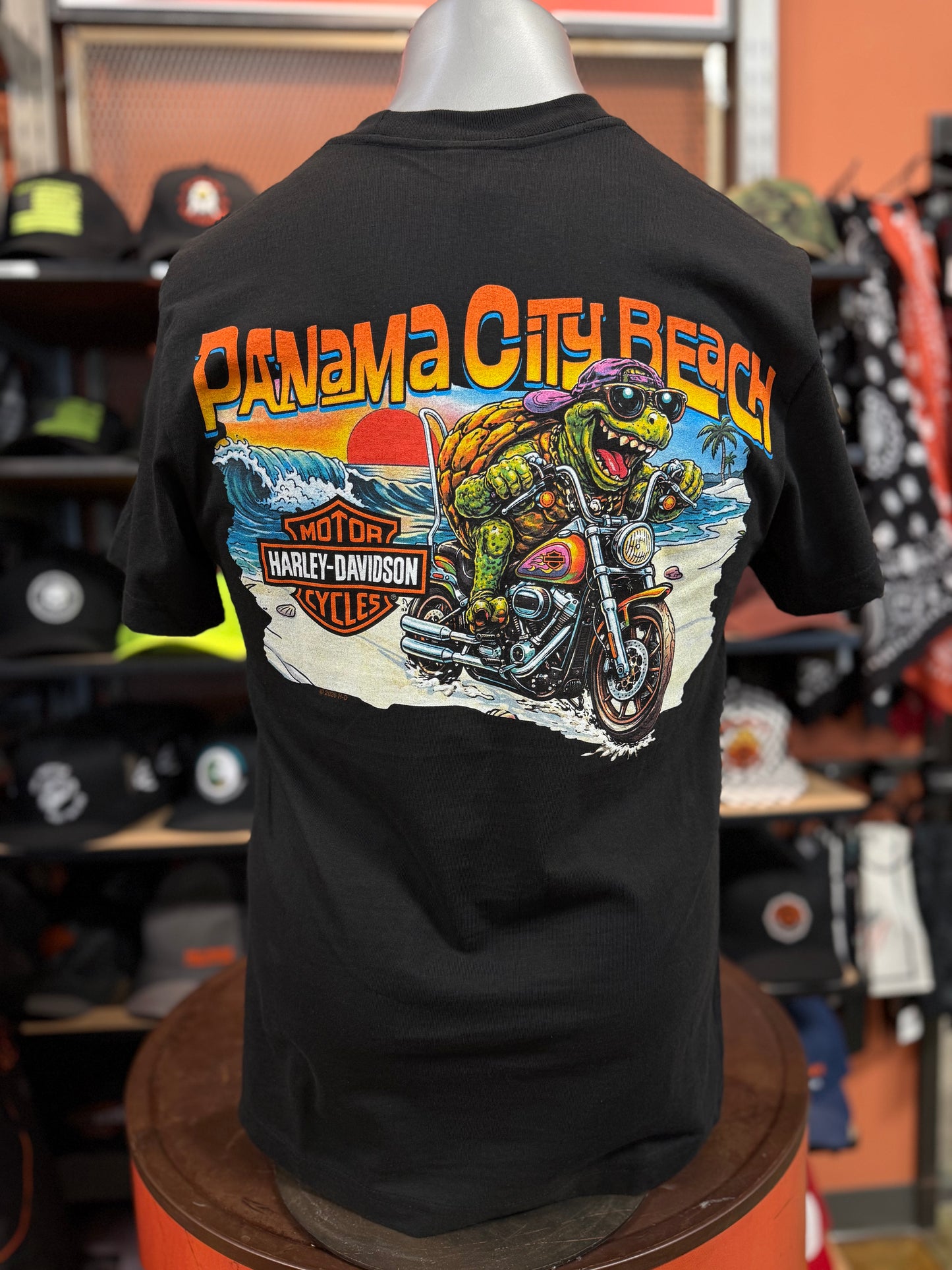 Dealer Short Sleeve Turtle Fink Tee in Black