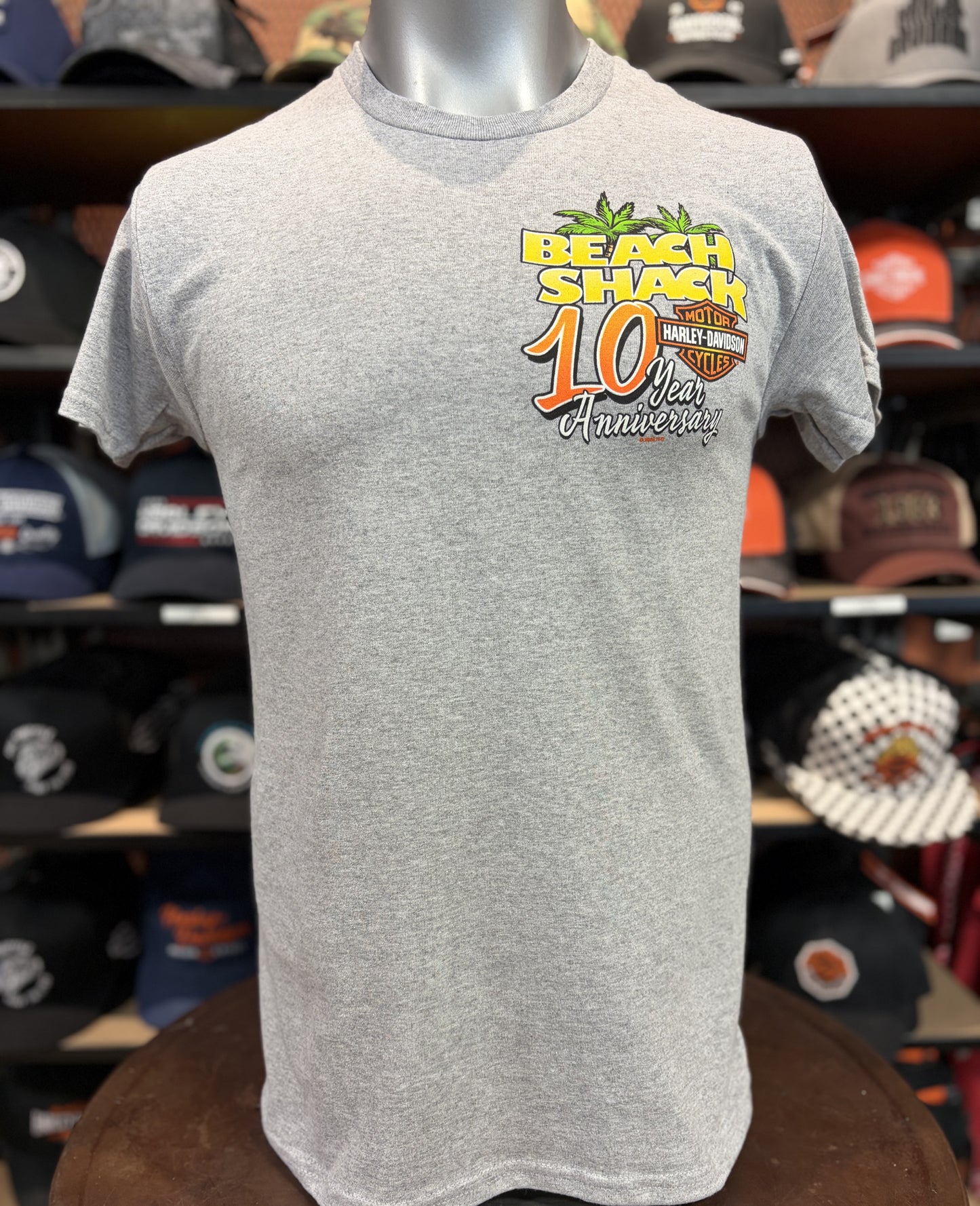 Beach Shack Limited 10 Year Anniversary Edition Sport Grey Short Sleeve