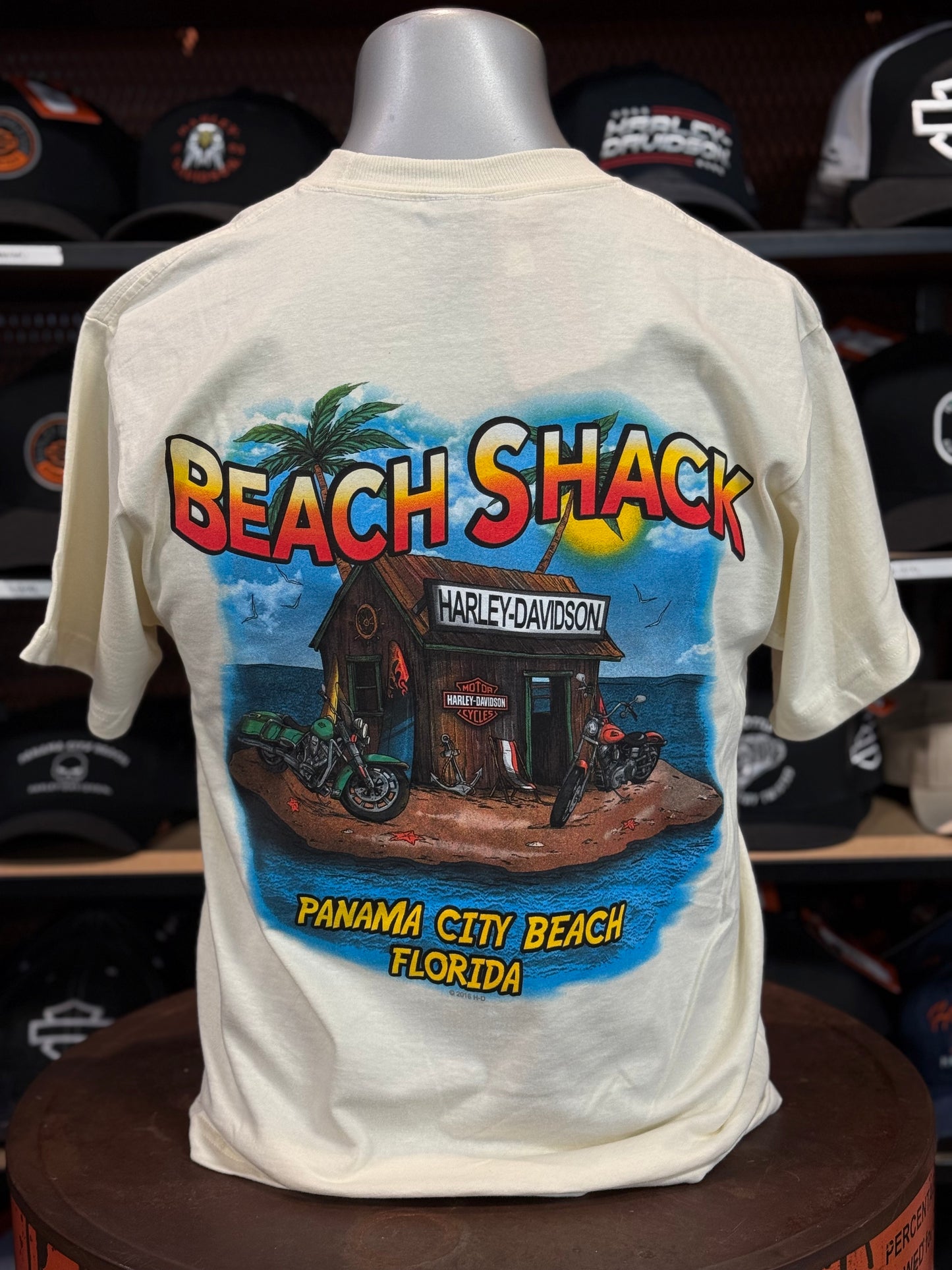 Beach Shack Short Sleeve Poster Print Tee