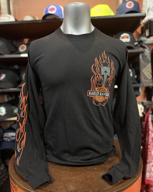 Beach Shack Flame Piston Long Sleeve