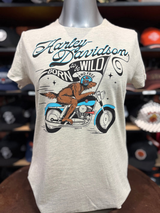 Beach Shack Women's Born Wild and Free Short Sleeve