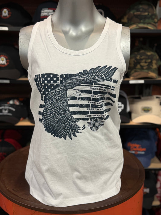 Dealer Women's Freedom Flag Tank Top