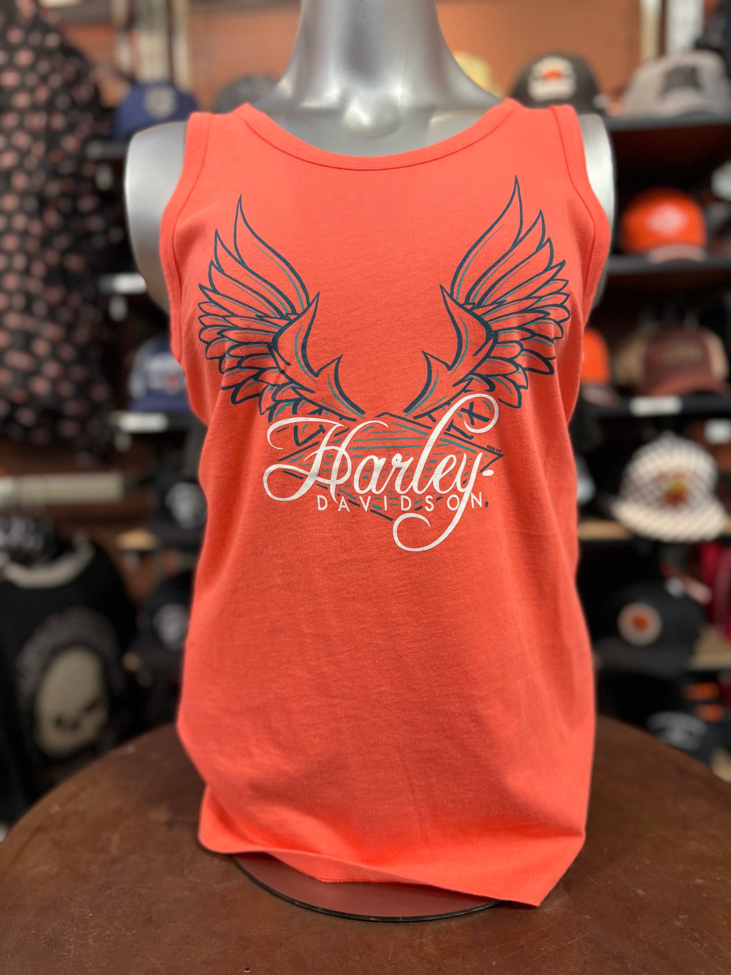 Beach Shack Women's Stripe Wings Tank Top