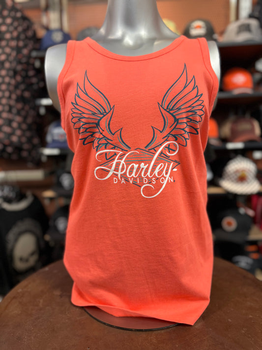 Beach Shack Women's Stripe Wings Tank Top