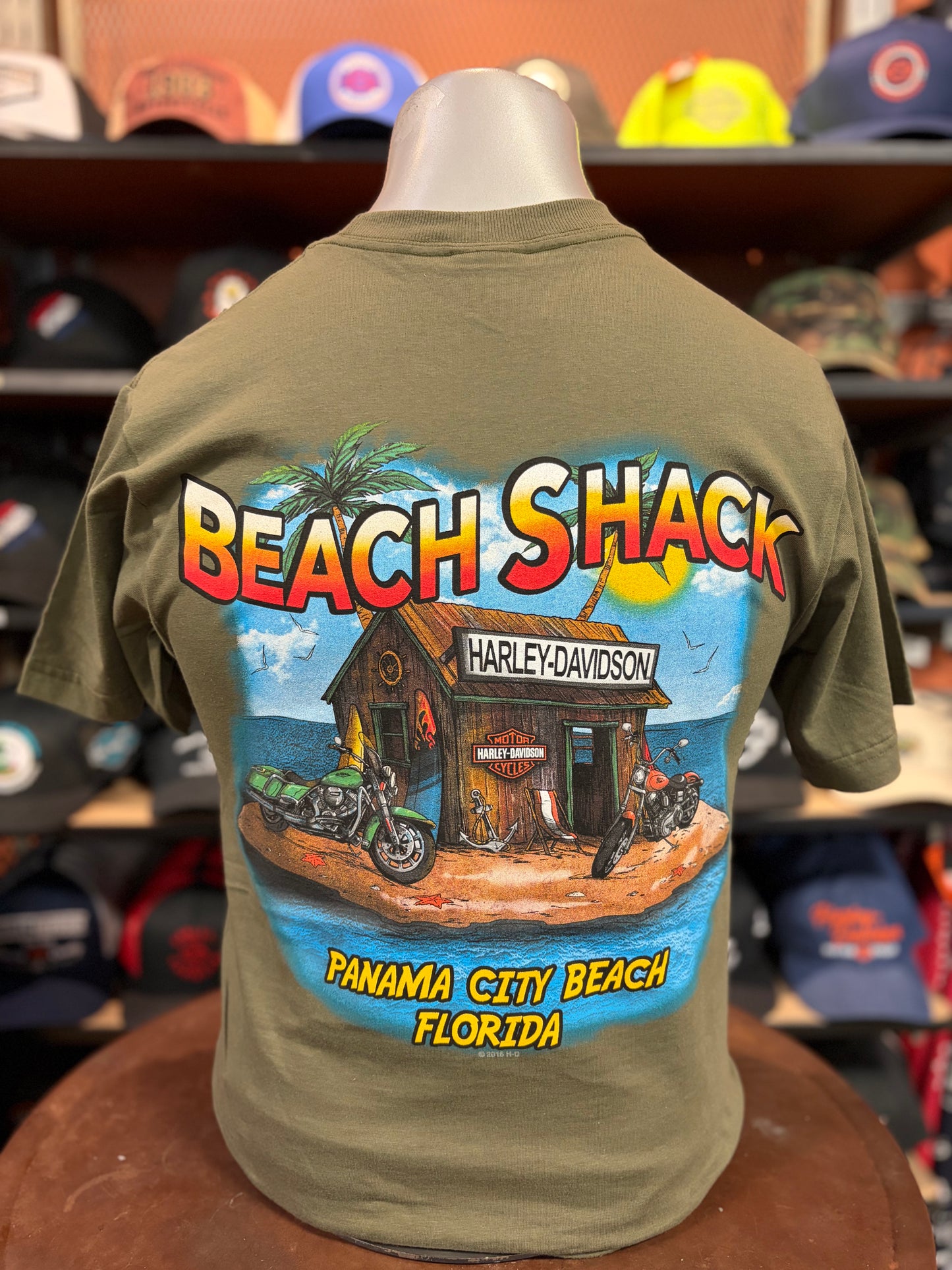 Beach Shack Short Sleeve Contrast Tee