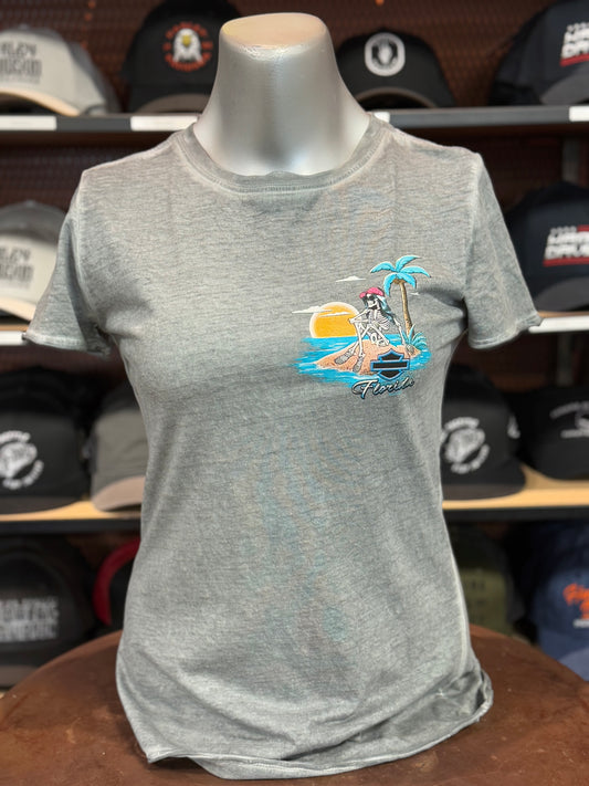 Dealer Women Mineral Wash Tee