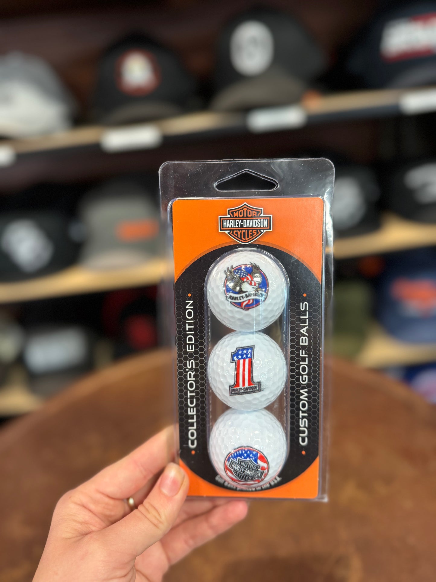 Harley-Davidson® Collector's Edition Patriotic Golf Ball Tri-Pack