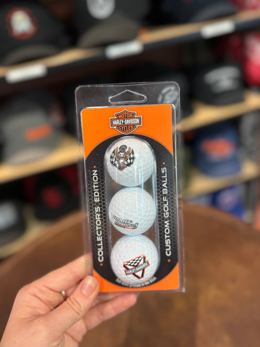 Harley-Davidson® Collector's Edition Vintage Golf Ball Tri-Pack