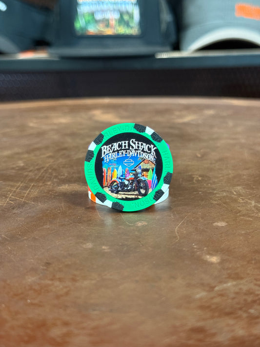 Beach Shack Poker Chip