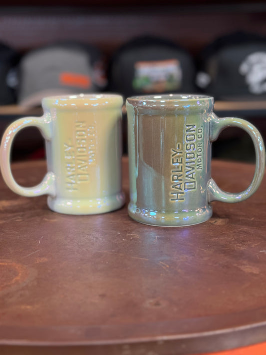 Harley-Davidson® Lusterware Mug Set