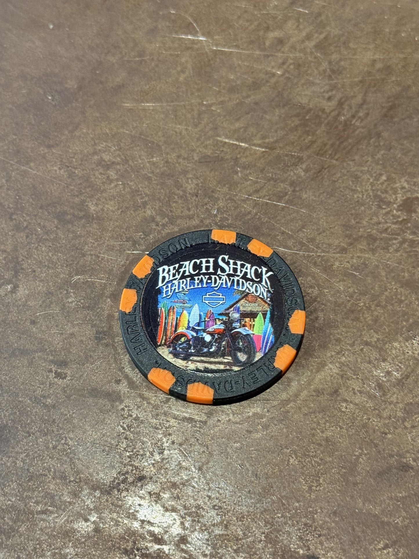 Beach Shack Poker Chip