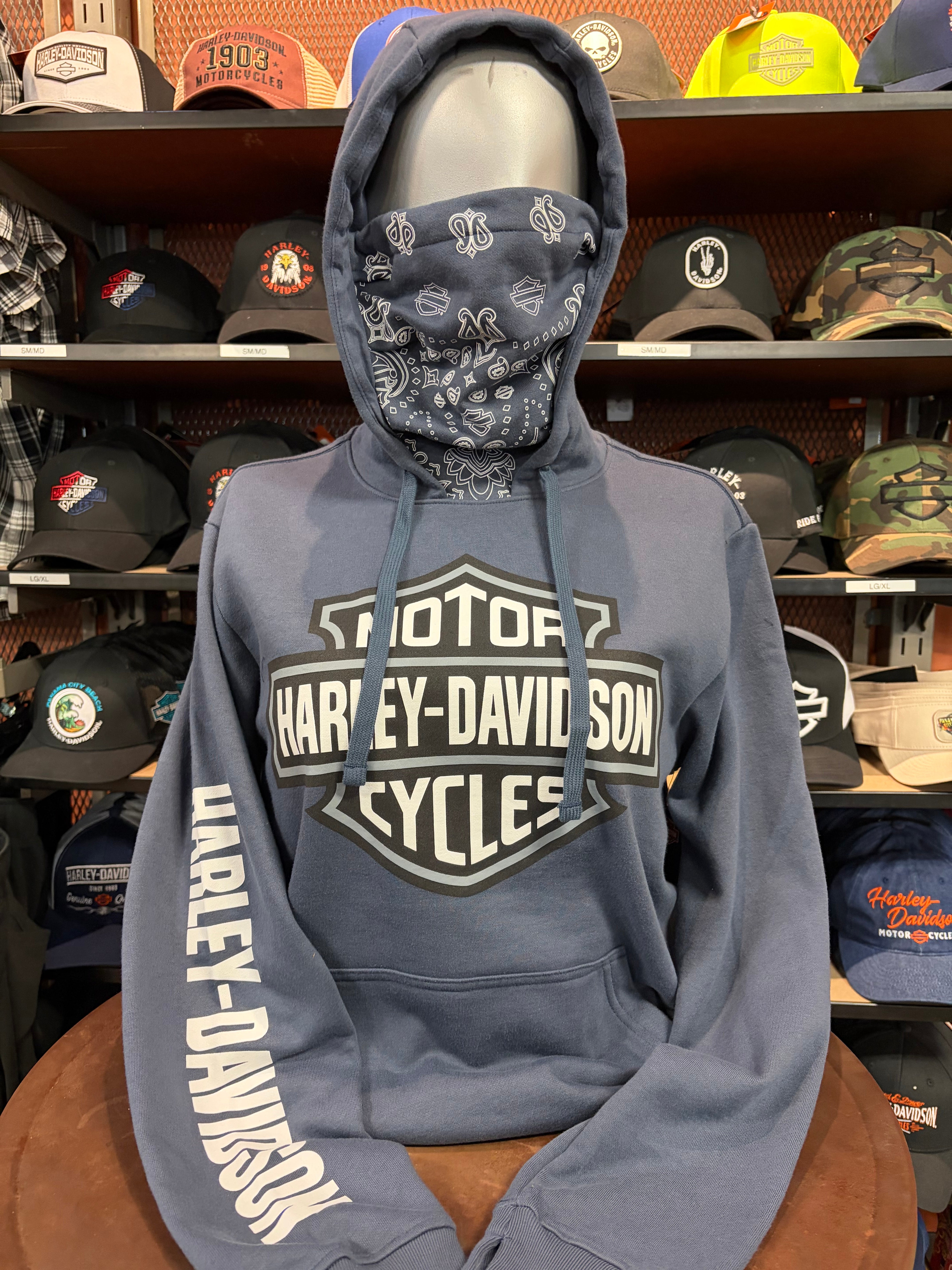 Dealer Bandana B&S Hooded Pull Over – Harley-Davidson of Panama