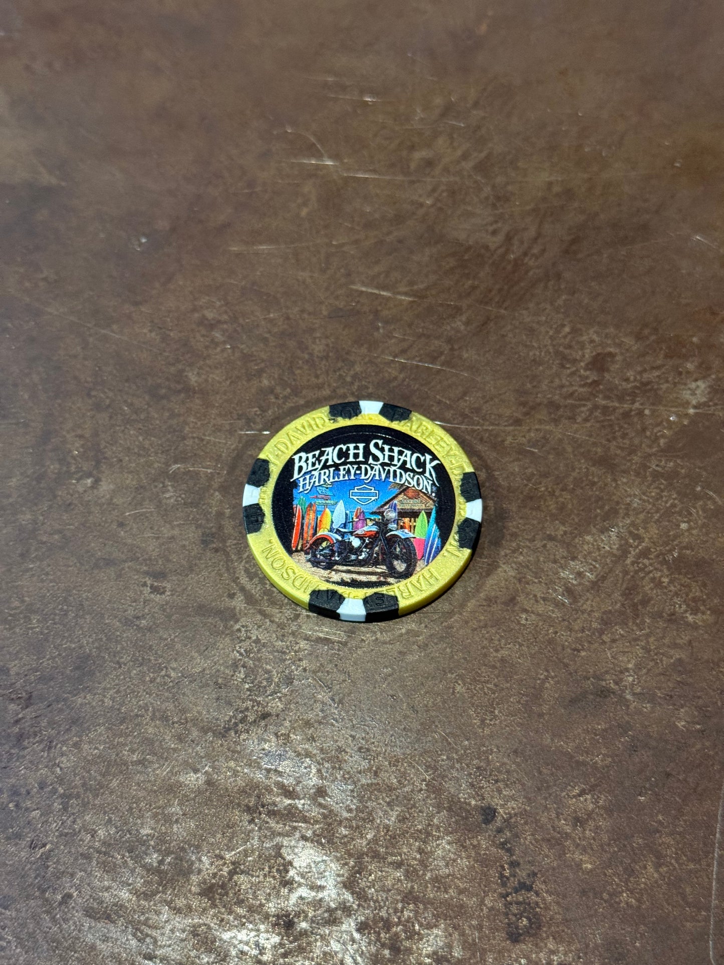 Beach Shack Poker Chip