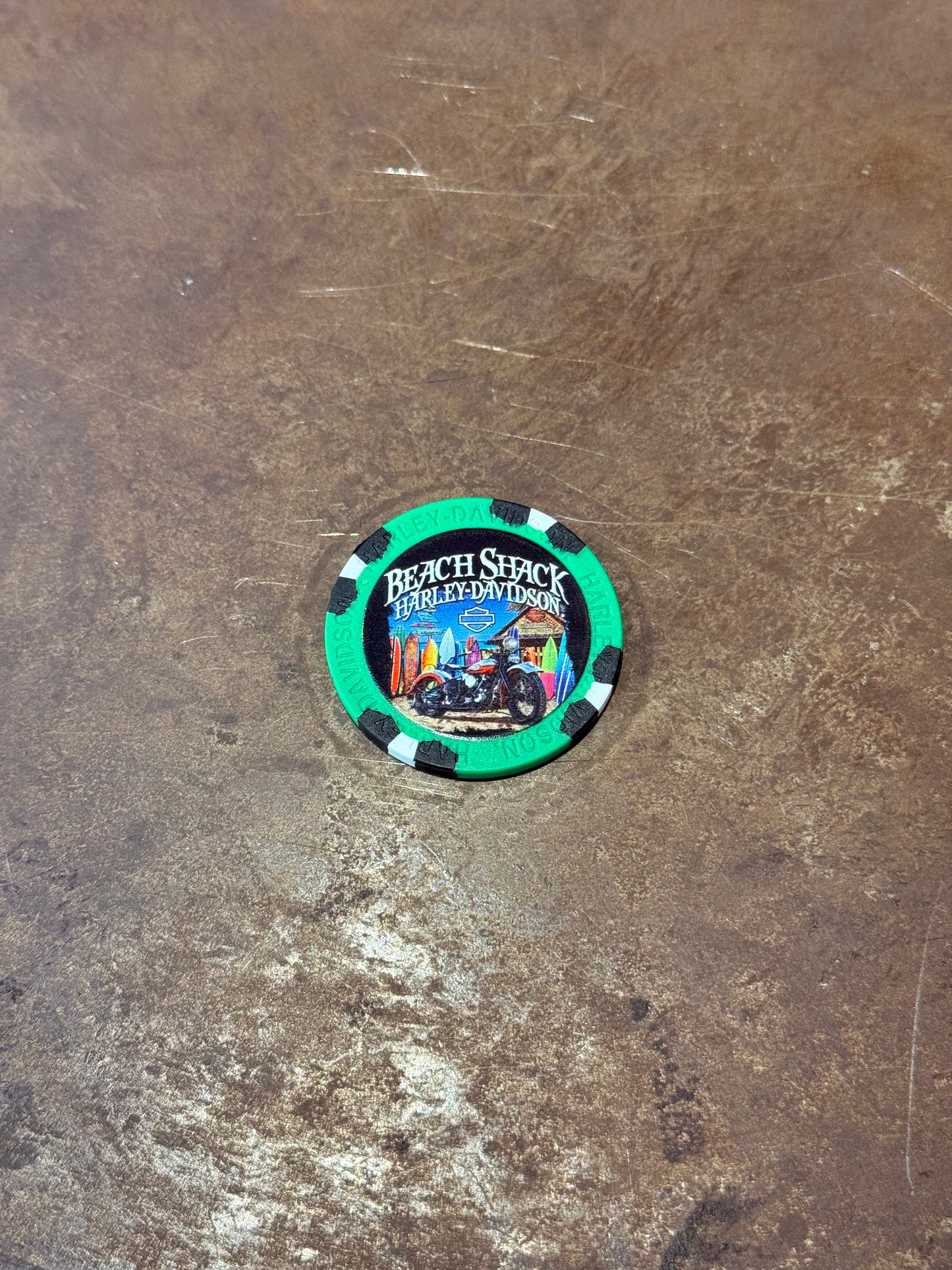 Beach Shack Poker Chip