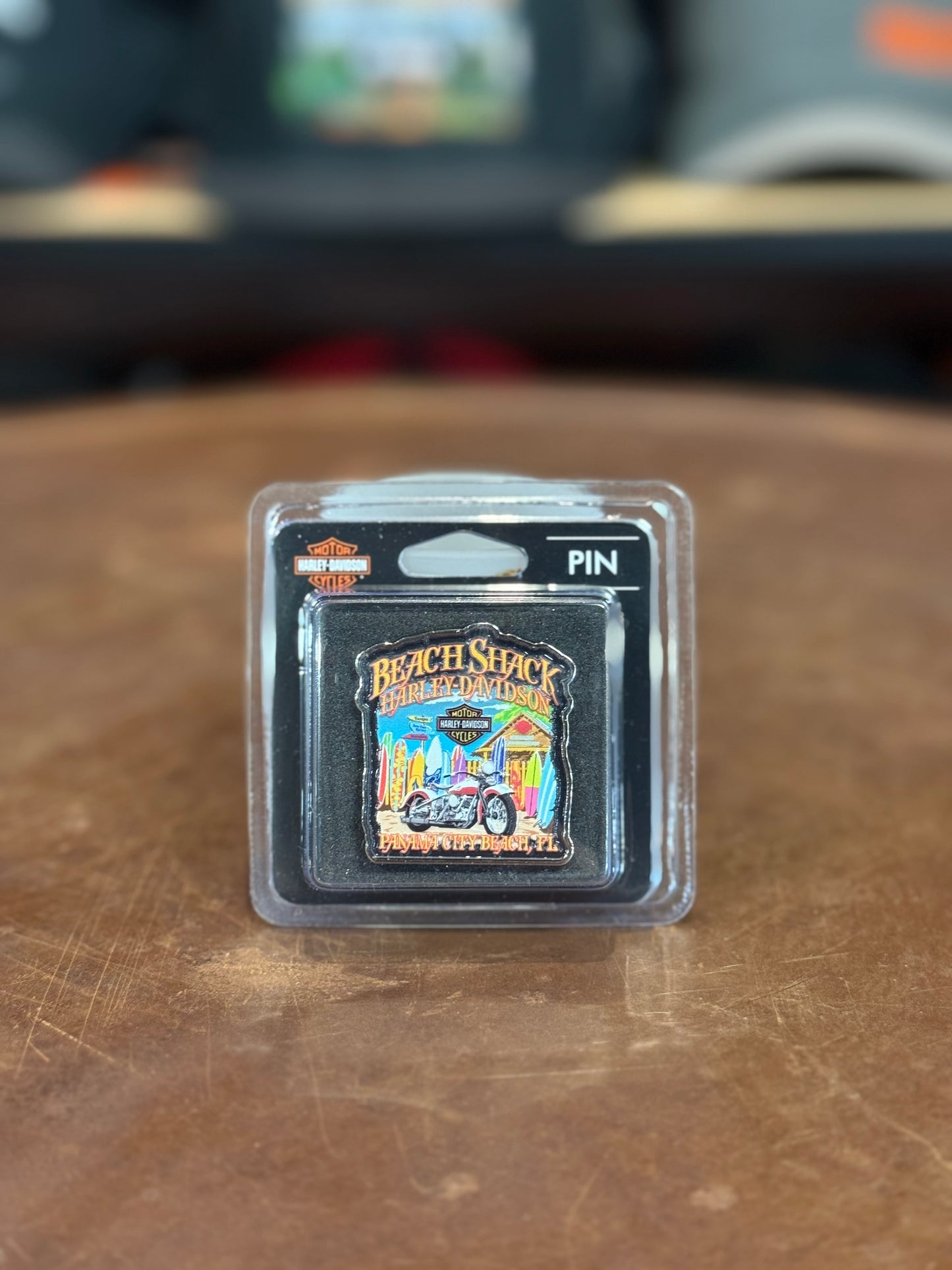 Beach Shack Surfboard Pin