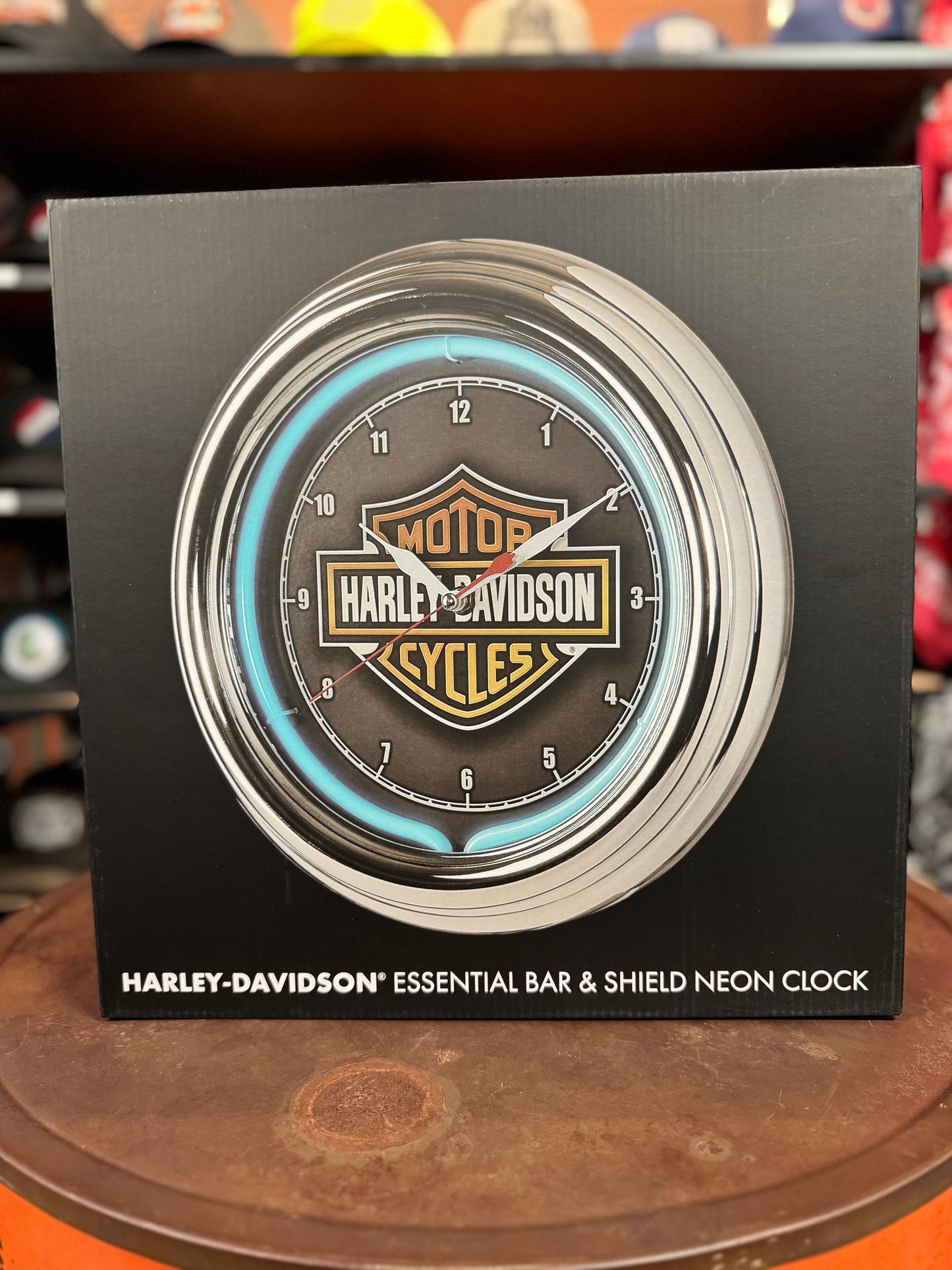 Harley-Davidson® Essential B&S Neon Clock