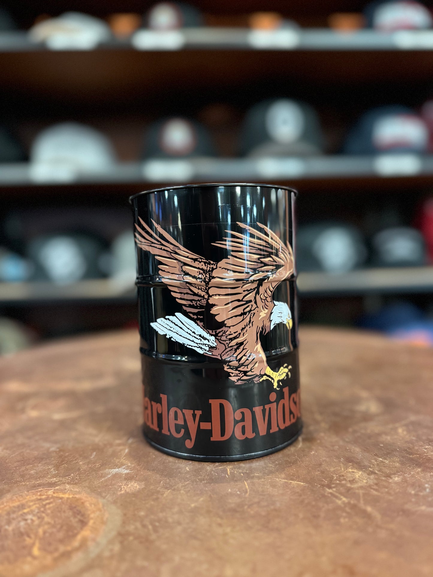 Harley-Davidson® Swooping Eagle Tin Bank