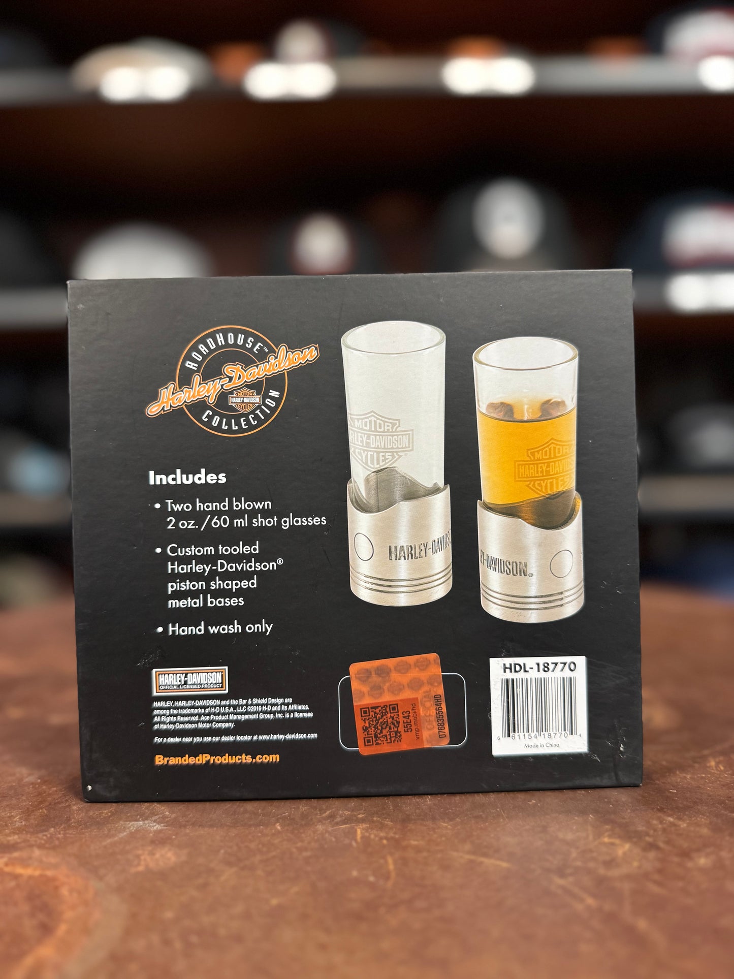 Harley-Davidson® Piston Shot Glass Set