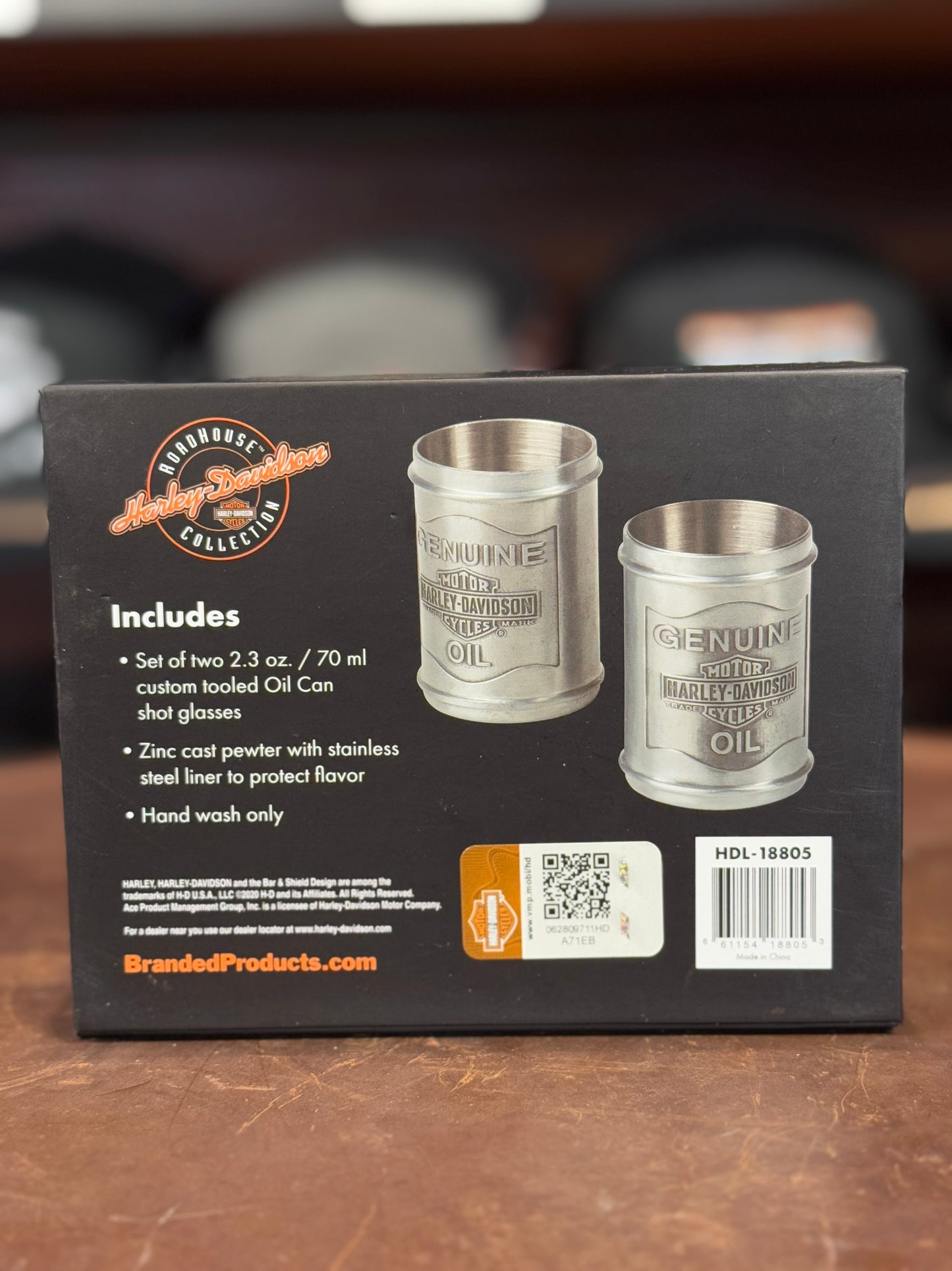 Harley-Davidson® Pewter Shot Glass Set