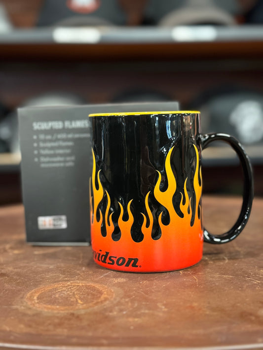 Harley-Davidson® Sculpted Flames Mug