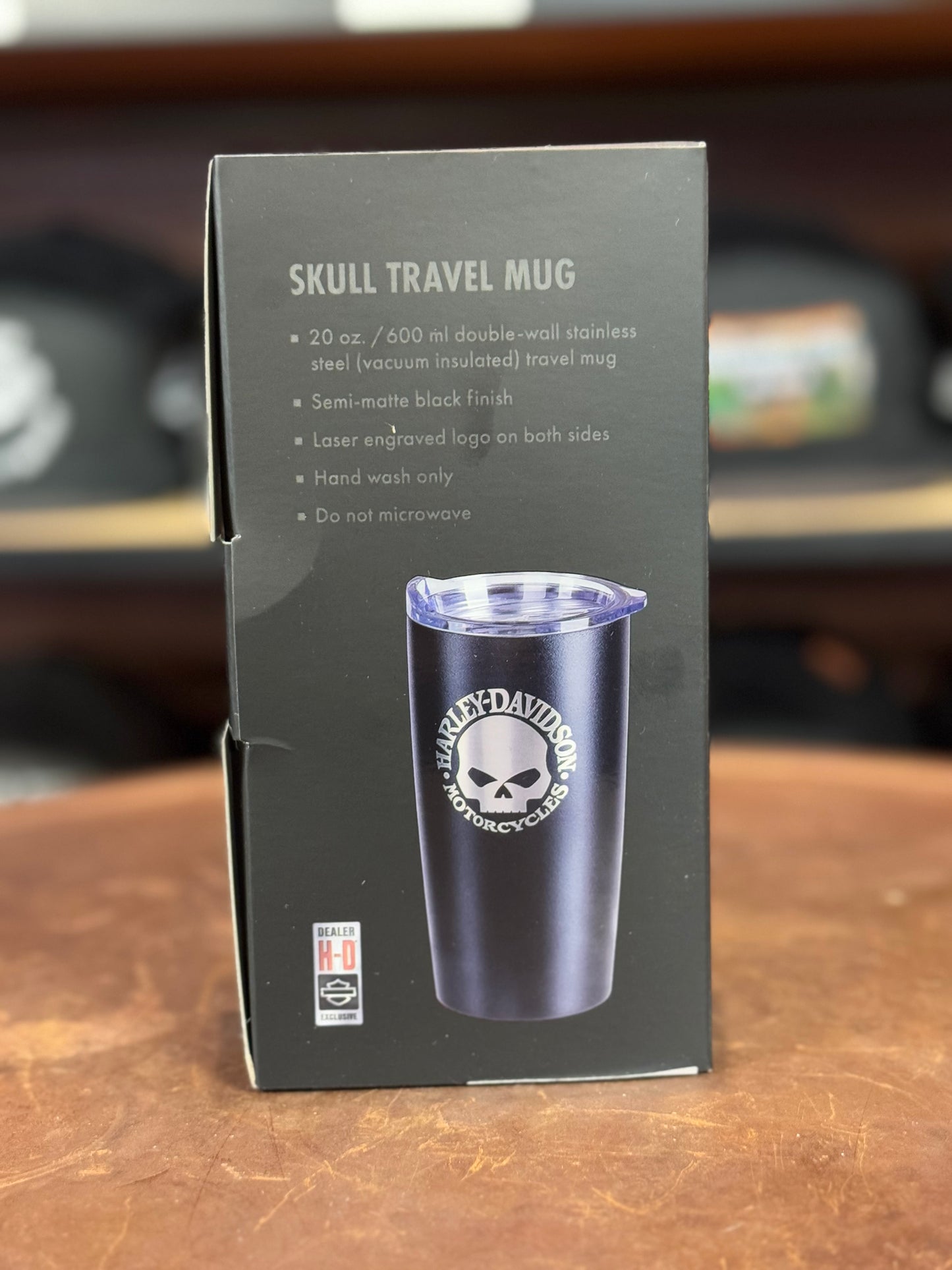 Harley-Davidson® Skull Travel Mug