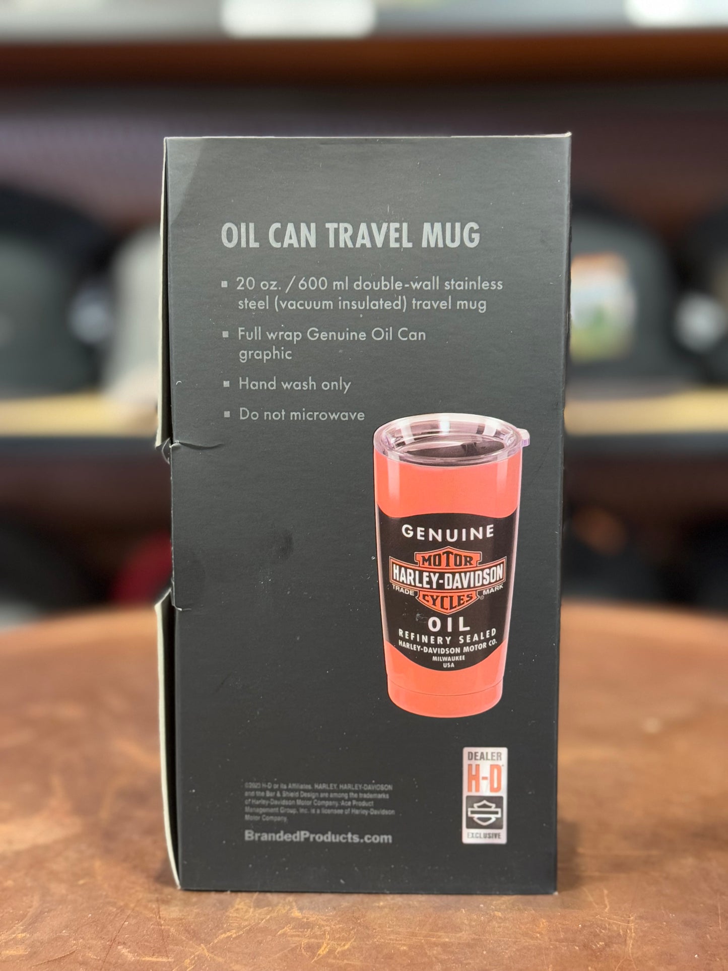 Harley-Davidson® Oil Can Travel Mug