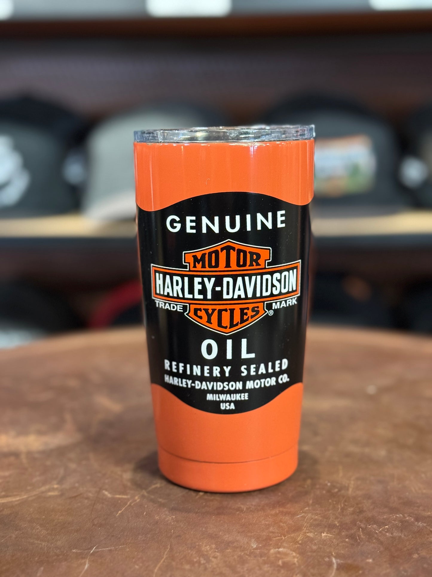 Harley-Davidson® Oil Can Travel Mug