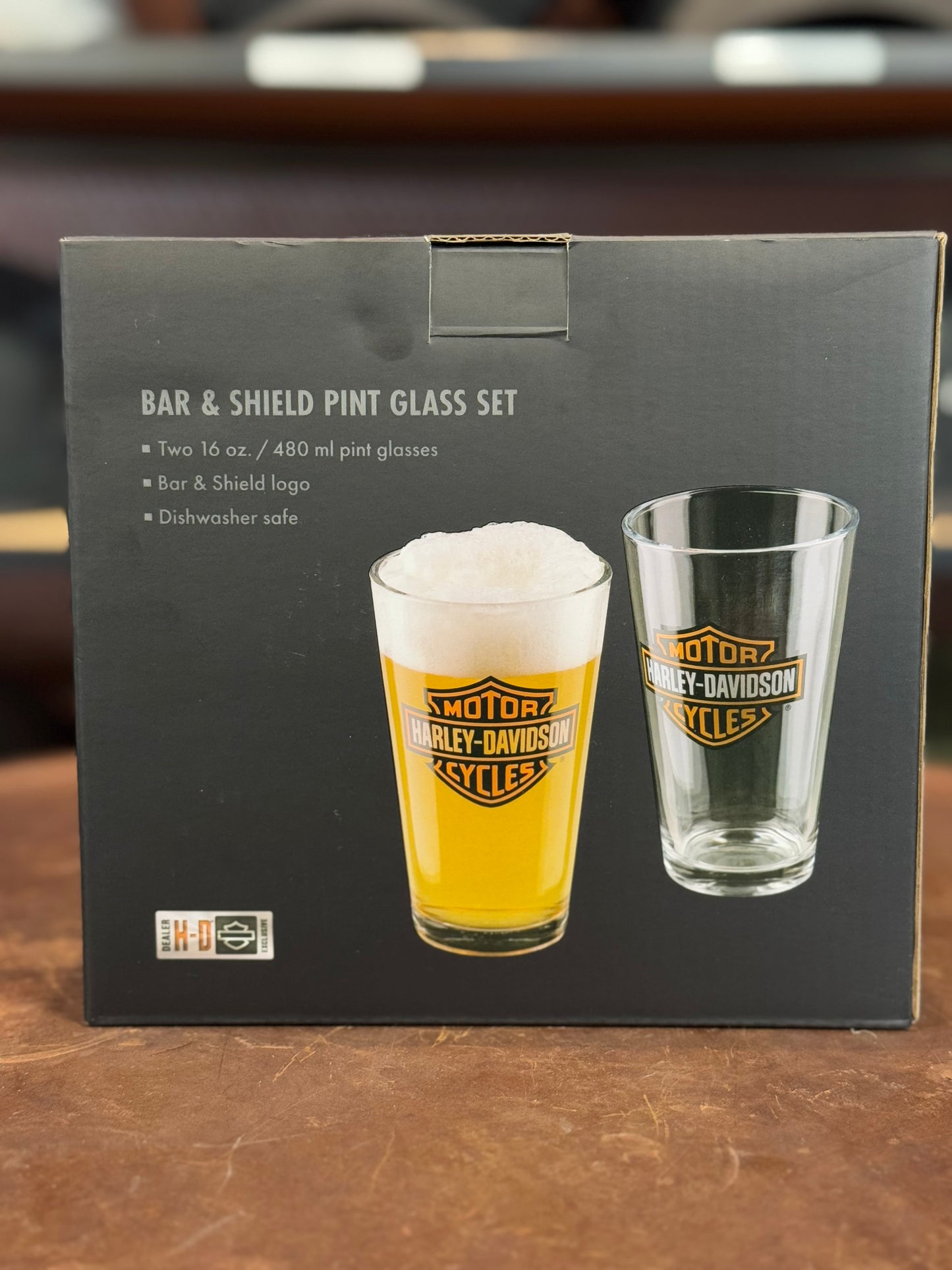 Harley-Davidson® Bar & Shield Pint Glass Set