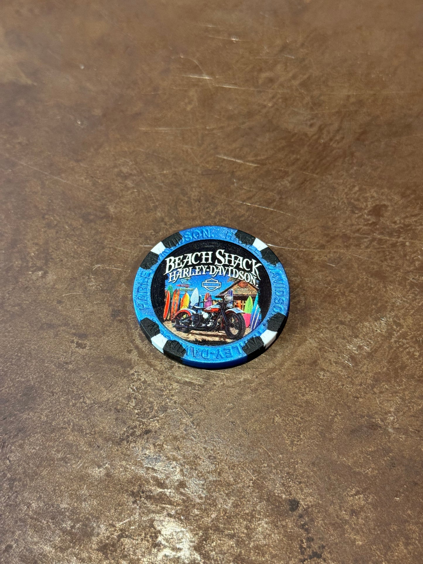 Beach Shack Poker Chip