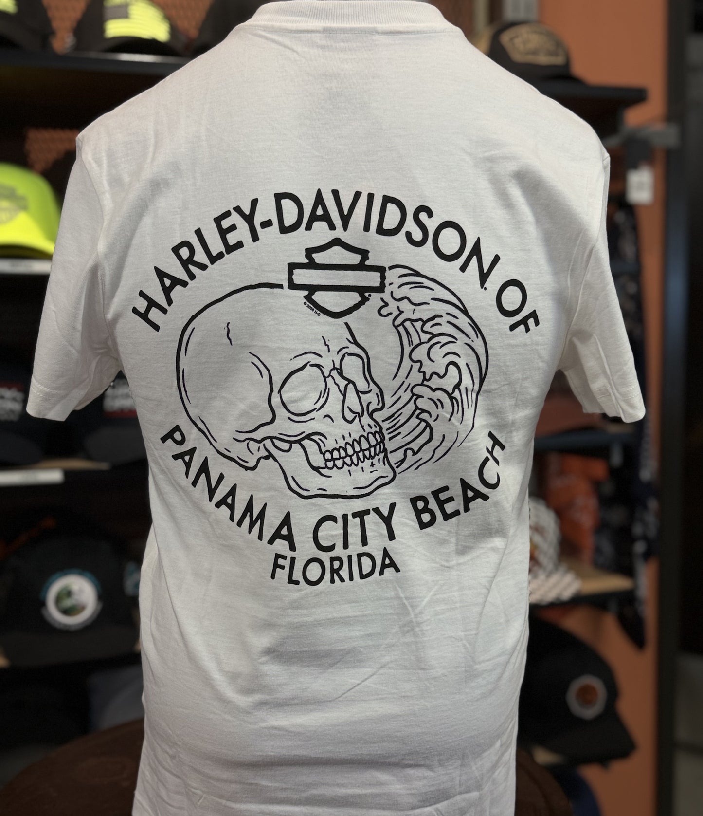 Dealer One Line Tee in Bright White