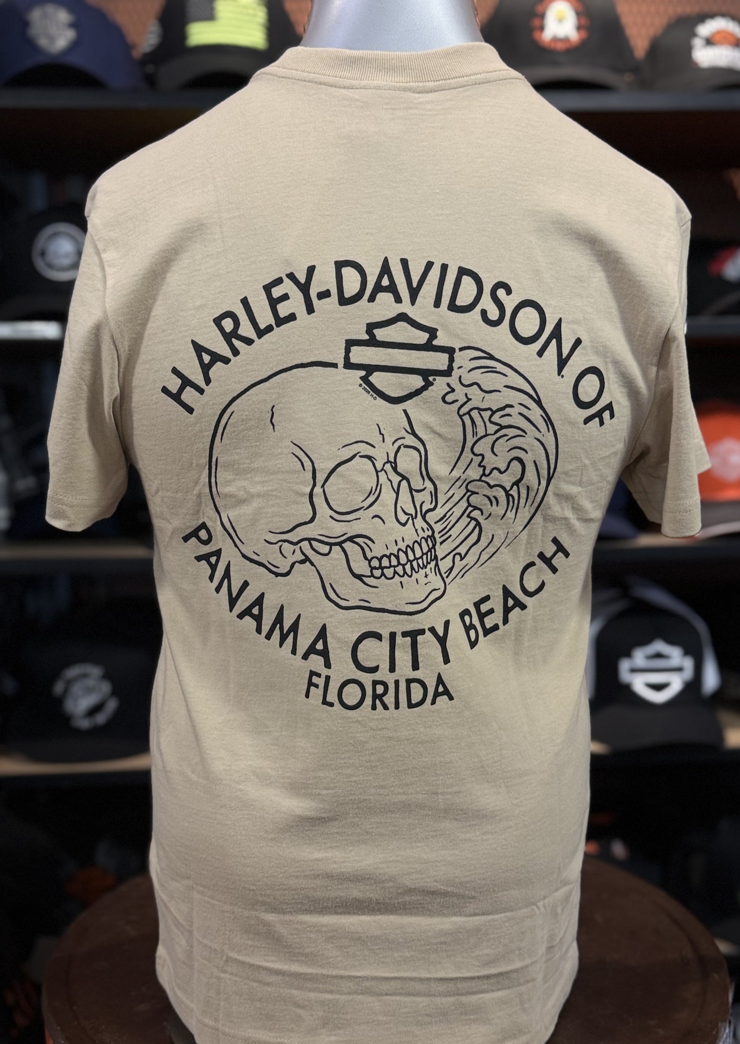Dealer One Line Tee in White Pepper