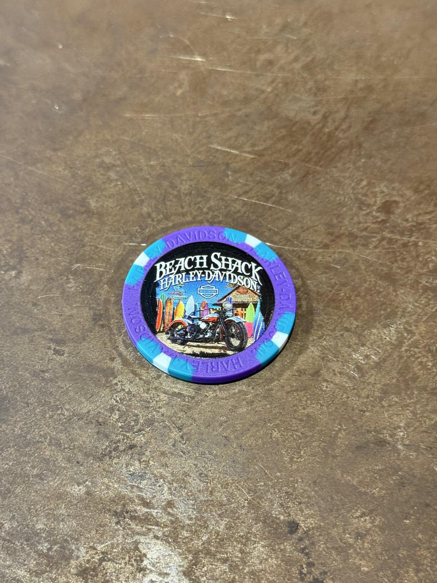 Beach Shack Poker Chip