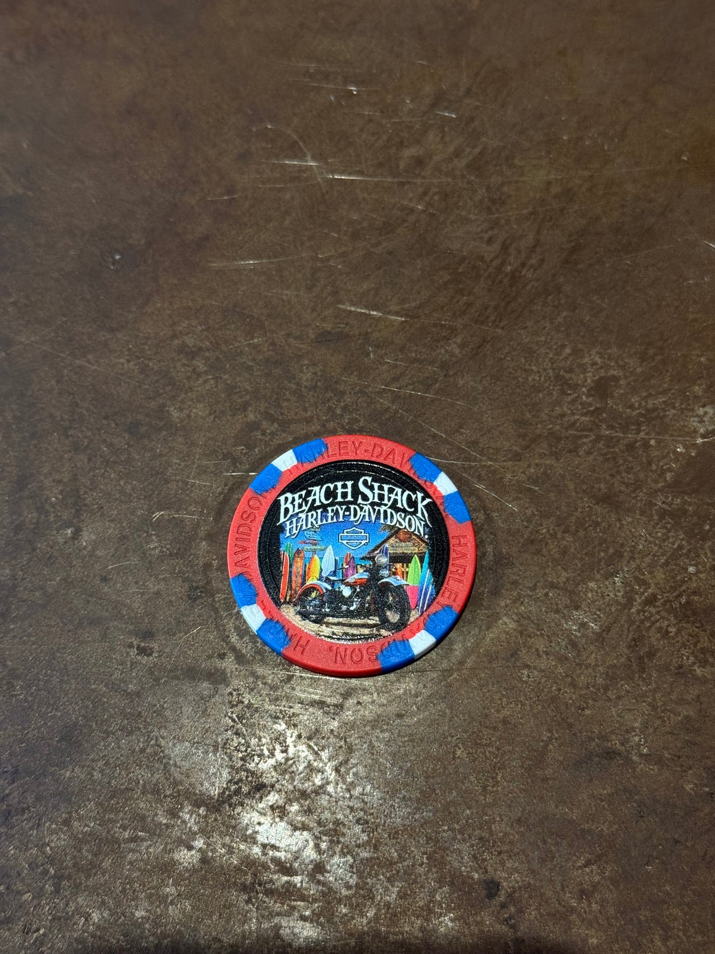 Beach Shack Poker Chip