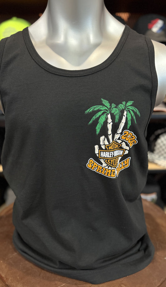 2026 Spring Rally Tank Top in Black