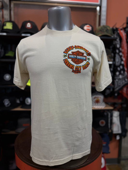 Dealer Short Sleeve Turtle Fink Tee in Antique White