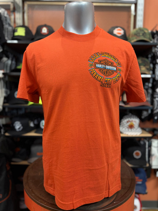 Dealer Short Sleeve Turtle Fink Tee in Vintage Orange