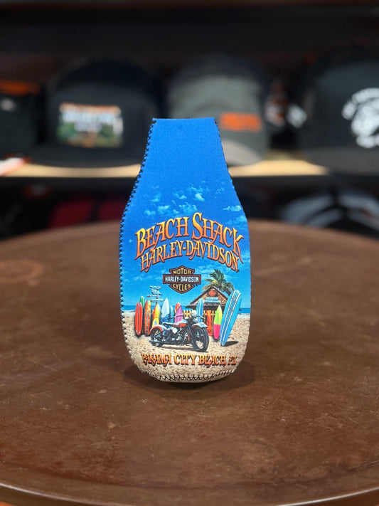 Beach Shack Surfboard Bottle Koozie