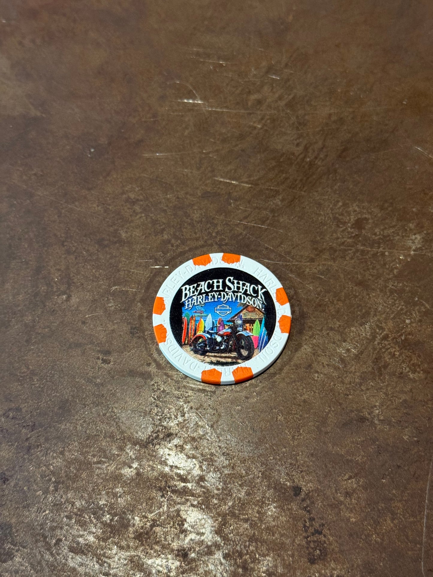 Beach Shack Poker Chip